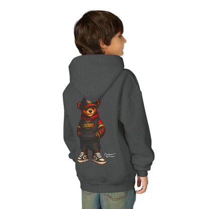 Kids Bear Hoodie — Streetwear Teddy Graphic Sweatshirt