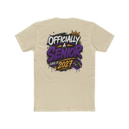 Officially A Senior Class of 2027 T-Shirt — Graduation Tee for High School Seniors
