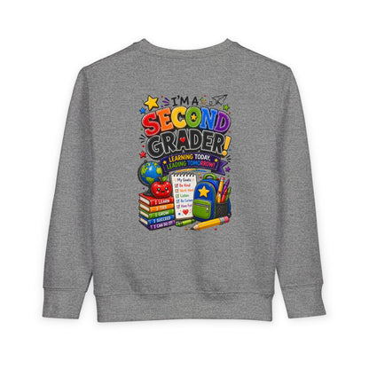 I'm a Second Grader Toddler Sweatshirt — Cute Back-to-School Kids Crewneck