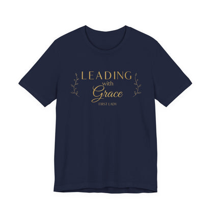 Leading With Grace Tee — Inspirational Christian Faith T‑Shirt
