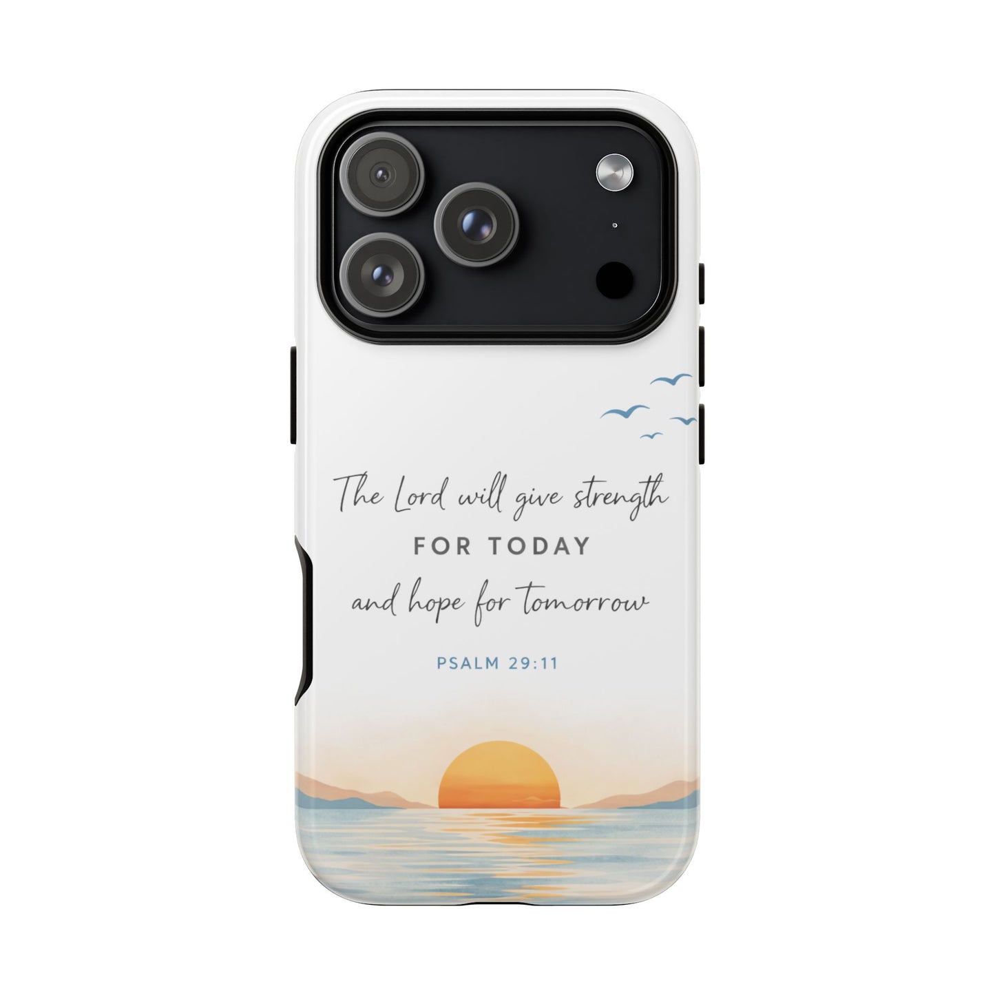 Sunrise Scripture Phone Case, Bible Verse Phone Case | Christian iPhone & Samsung Case, Faith-Based Inspirational Scripture Phone Cover