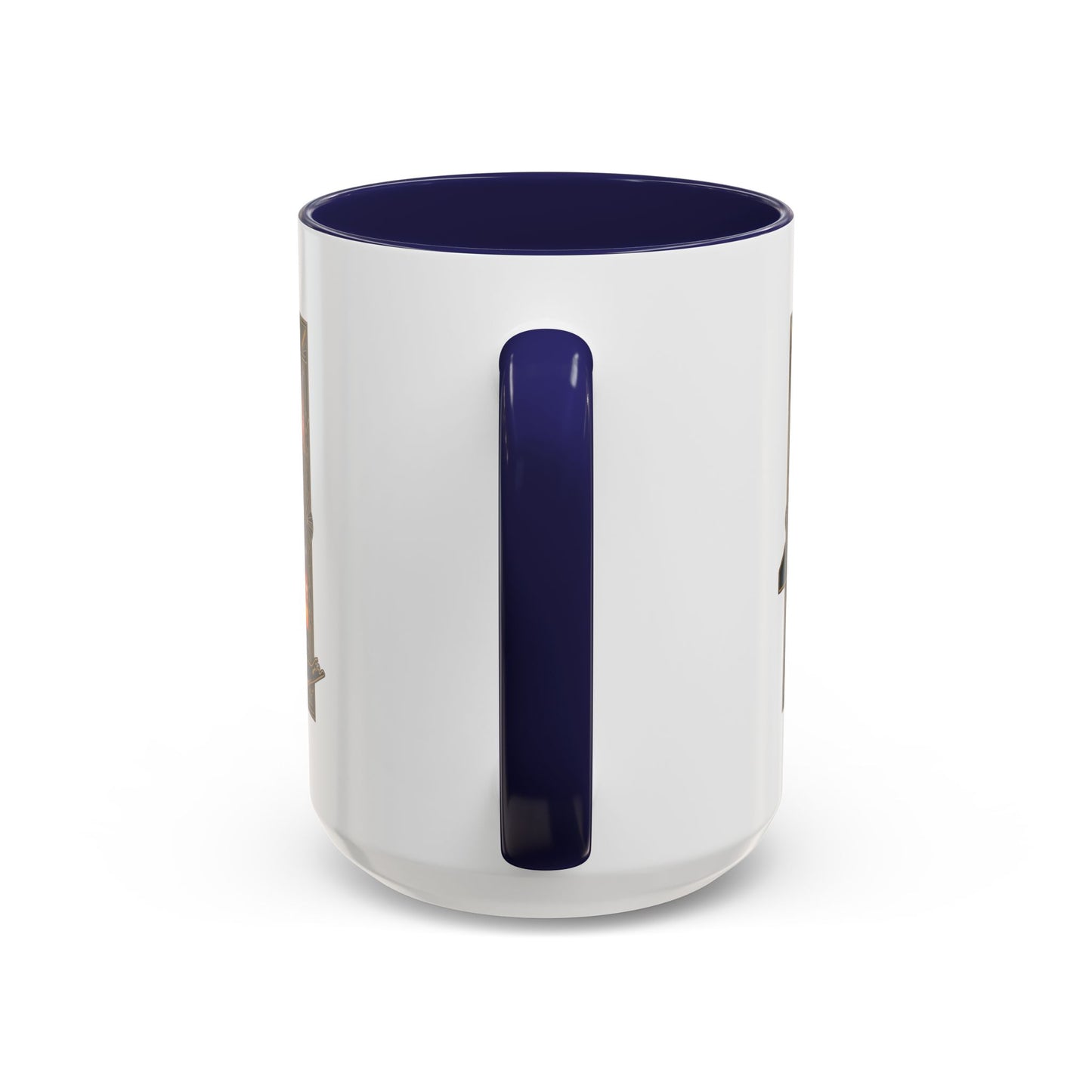 New York Skyline Accent Coffee Mug — Empire State Sunset Scene (11/15oz)