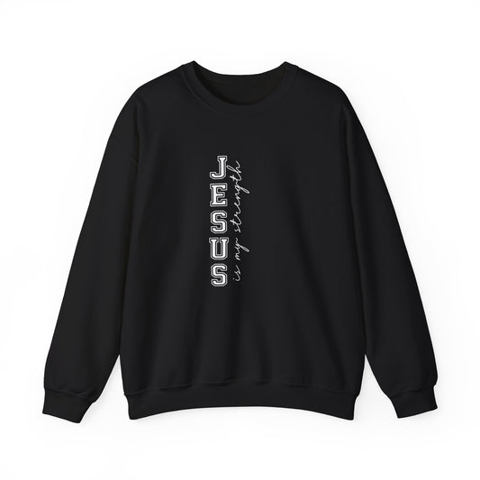 Jesus Vertical Script Sweatshirt