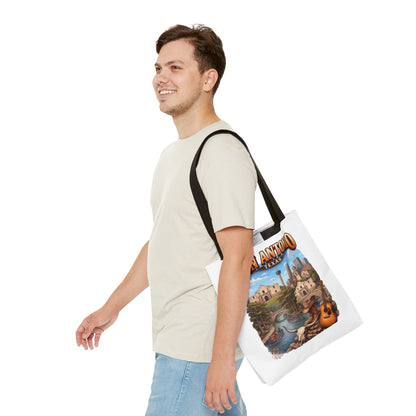 San Antonio Texas Tote Bag — Riverwalk Landmark Travel Souvenir