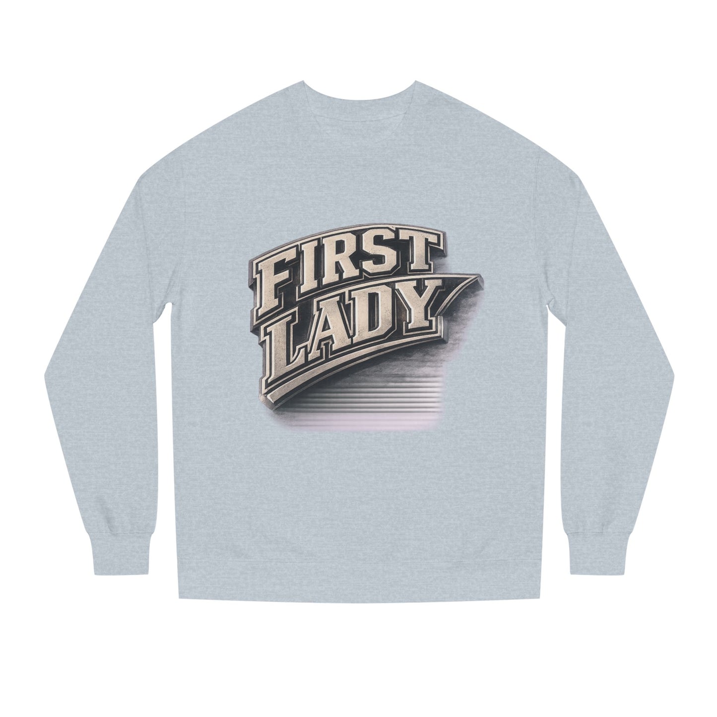 First Lady Graphic Sweatshirt — Vintage Script Crewneck for Women