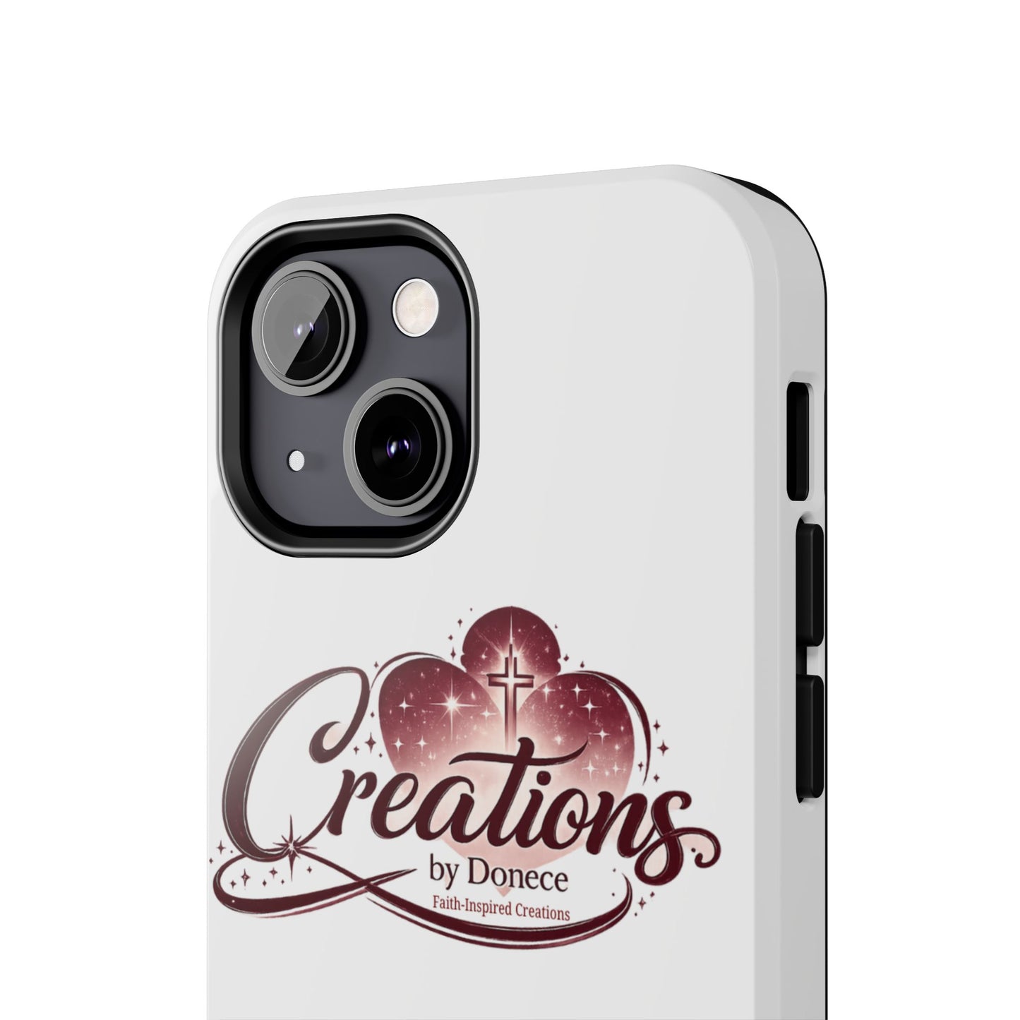 Tough Phone Case — "Creations by Donece" Logo Protective Phone Cover