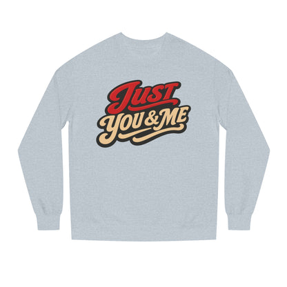 Just You & Me Sweatshirt – Retro Couples Crewneck