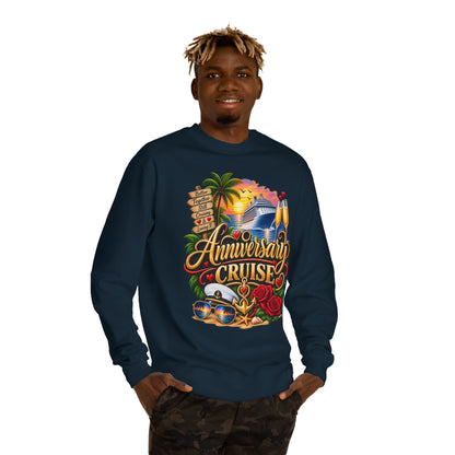 Anniversary Cruise Sweatshirt — Romantic Cruise Vacation Crewneck