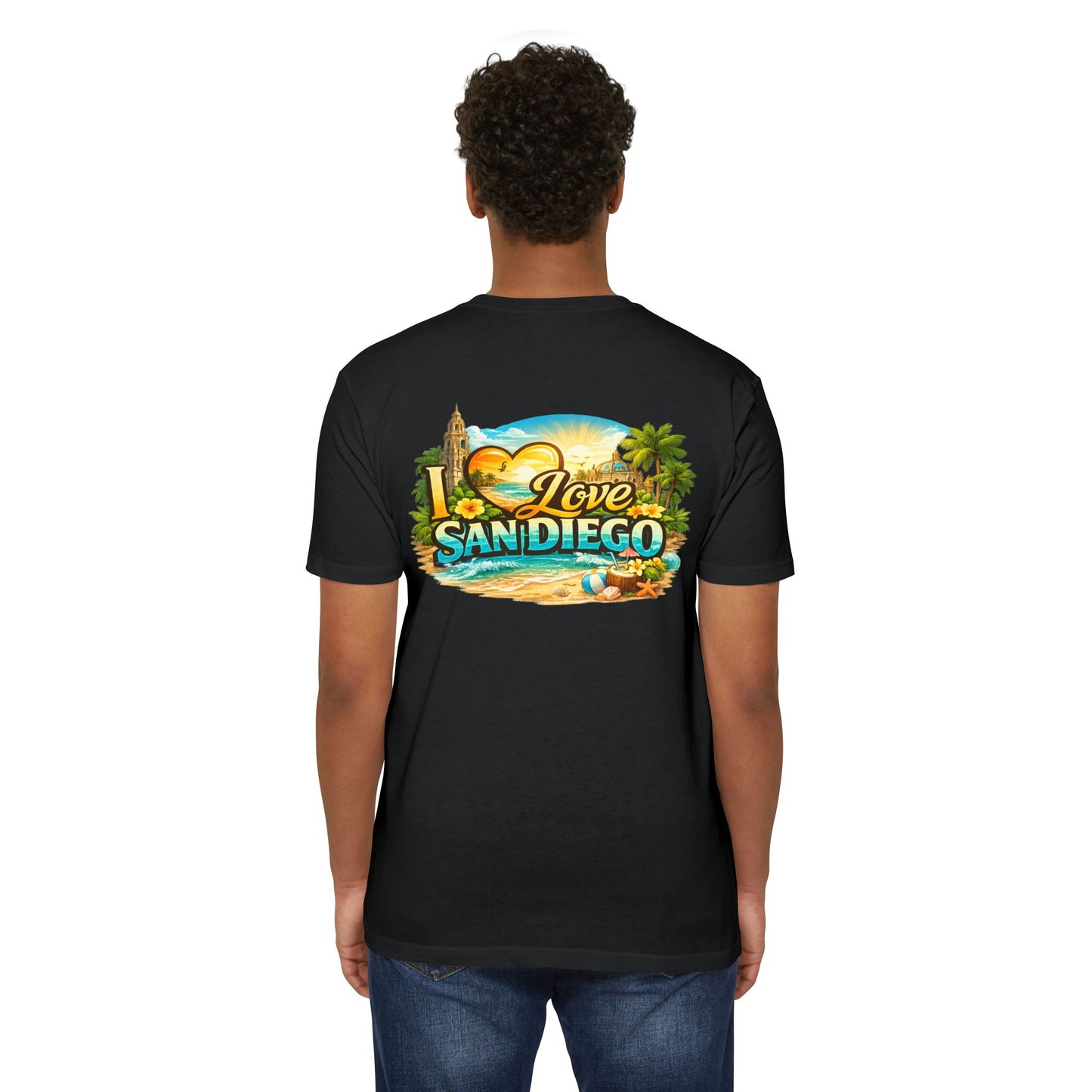 I Love San Diego T-Shirt — Vintage Beach Vacation Tee