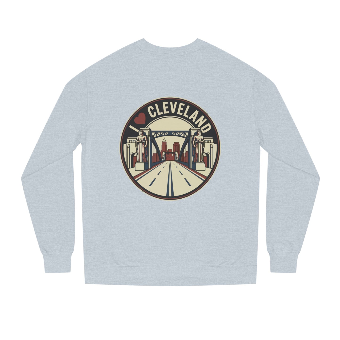 Cleveland Skyline Sweatshirt — I  Cleveland Retro City Crewneck