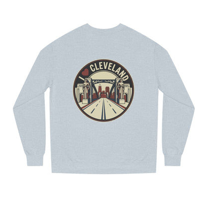 Cleveland Skyline Sweatshirt — I  Cleveland Retro City Crewneck