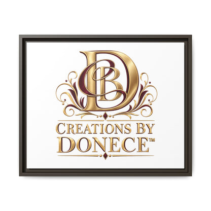 Framed Matte Canvas – Creations By Donece Logo Wall Art
