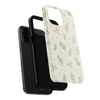 Walk By Faith Phone Case | Christian Floral iPhone Case