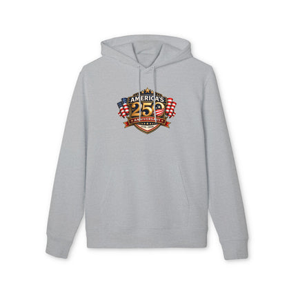 25th Anniversary America Logo Hoodie - Patriotic American Flag Crewneck