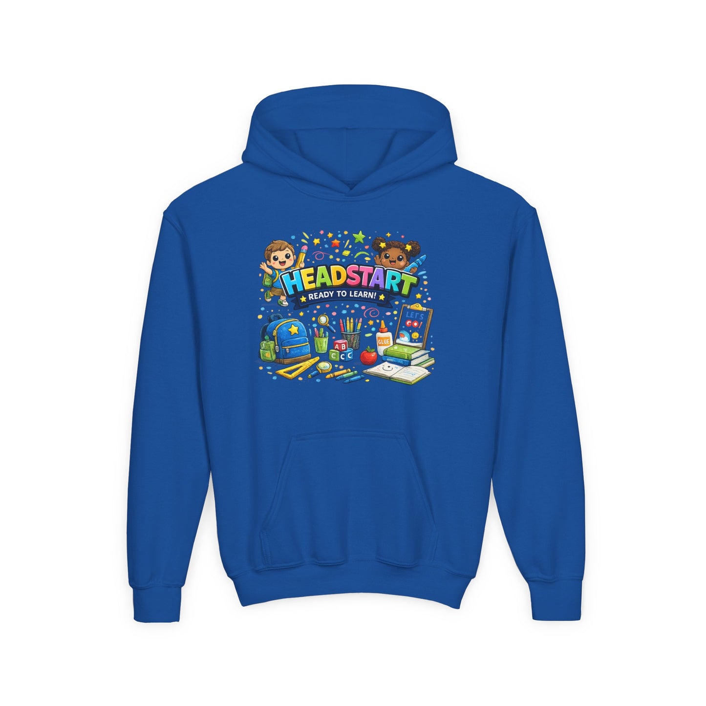 Head Start Kids Hoodie – 'Ready to Learn' Back-to-School Youth Sweatshirt