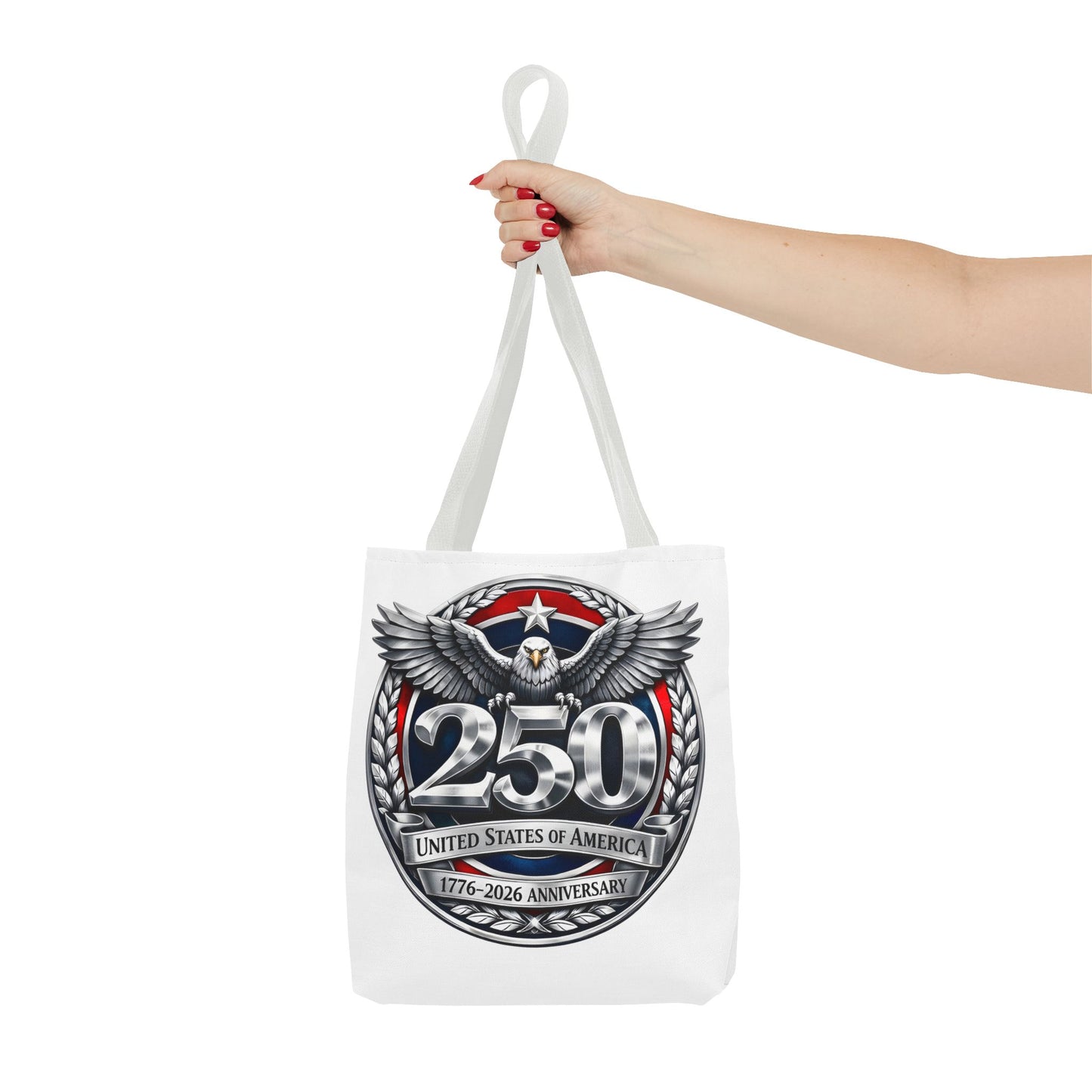 250th USA Anniversary Tote Bag — Patriotic Eagle 1776–2026 Commemorative Tote