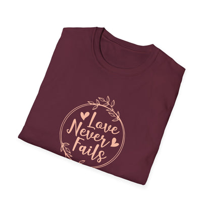 Love Never Fails T-Shirt