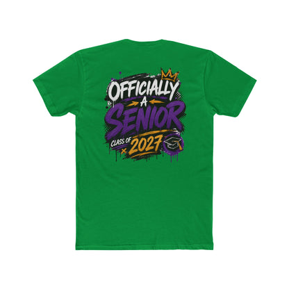 Officially A Senior Class of 2027 T-Shirt — Graduation Tee for High School Seniors
