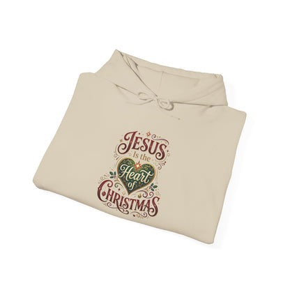 Jesus Is the Heart of Christmas Hoodie