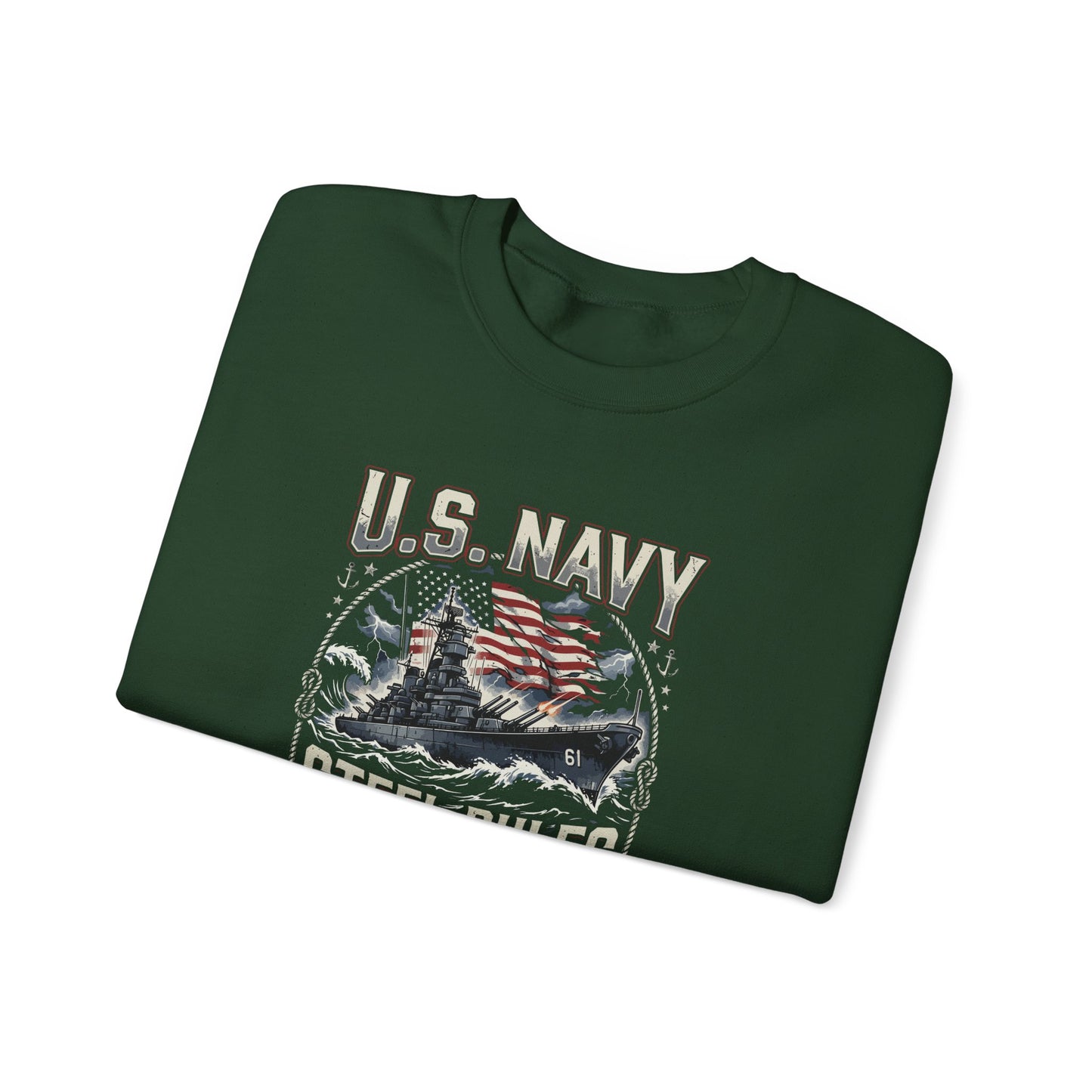U.S. Navy Steel Rules the Sea Sweatshirt