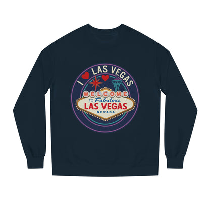 Las Vegas Welcome Sign Sweatshirt – Retro "I  Las Vegas" Crewneck