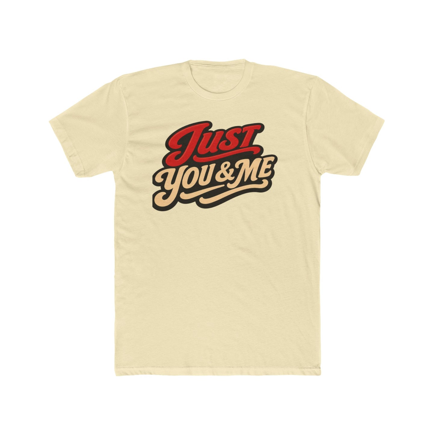Just You & Me Graphic Tee — Retro Couples Love Shirt