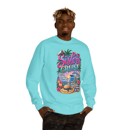 Sisters Cruise Sweatshirt – Tropical Girls’ Getaway Crewneck