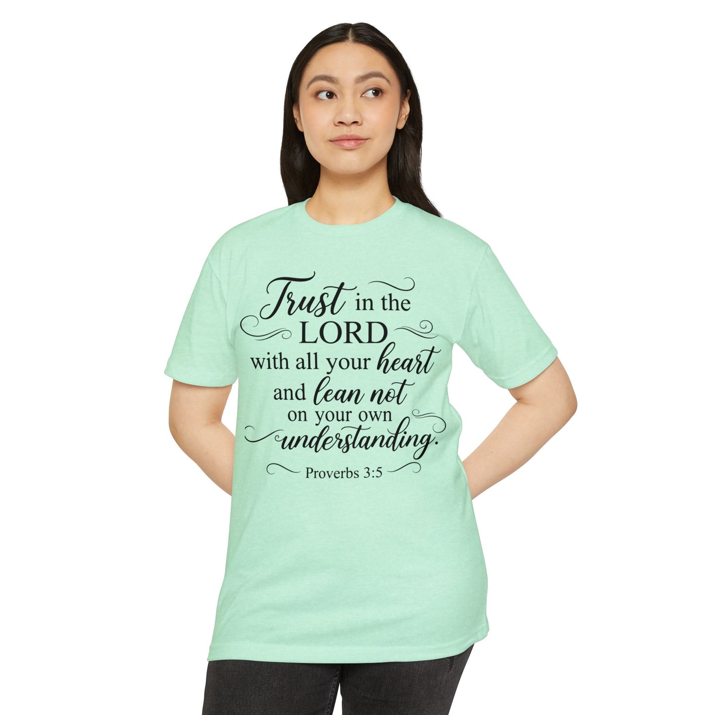 Proverbs 3:5 Faith T-Shirt — "Trust in the Lord" Inspirational Christian Tee