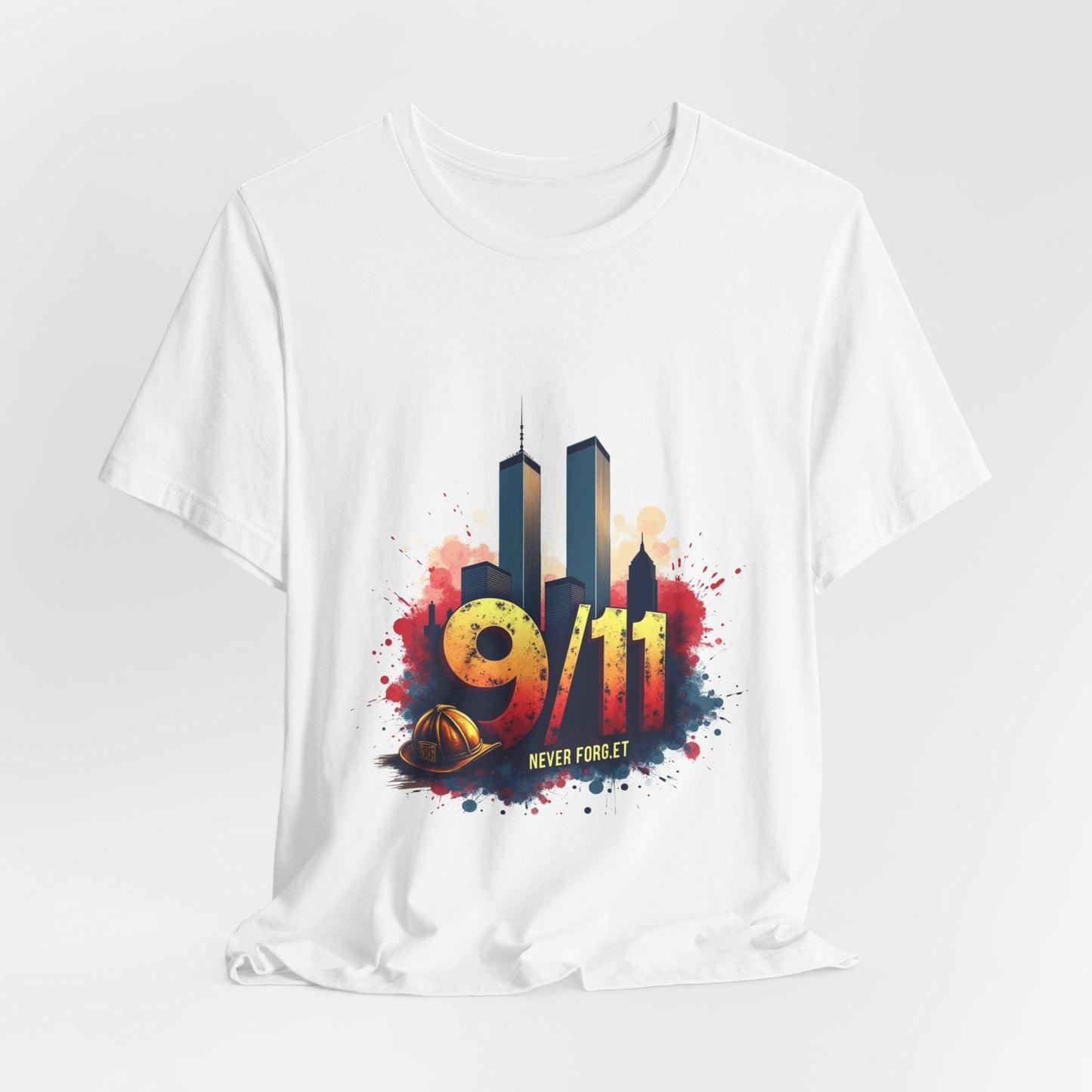 9/11 Memorial T-Shirt — Never Forget Tribute Tee