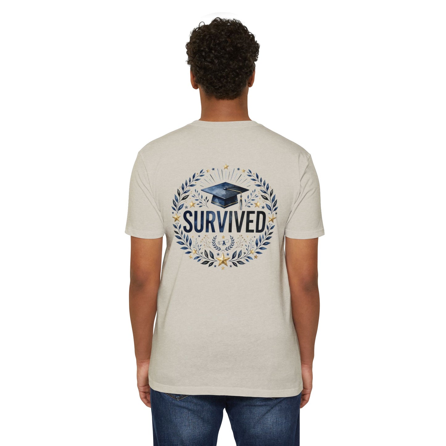 Survived Graduation Cap T-Shirt
