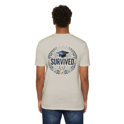 Survived Graduation Cap T-Shirt