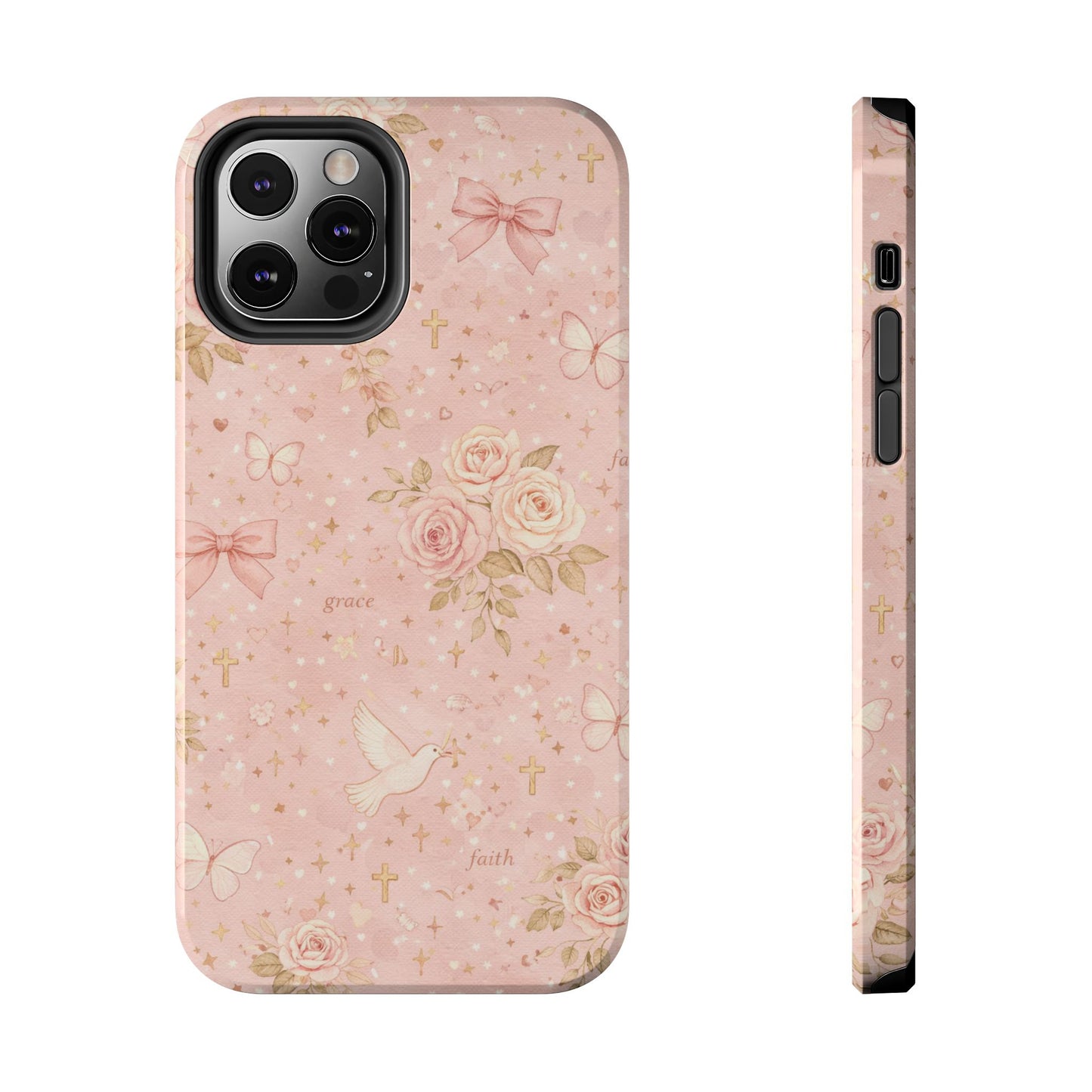 Grace Faith Phone Case | Christian floral iPhone Case