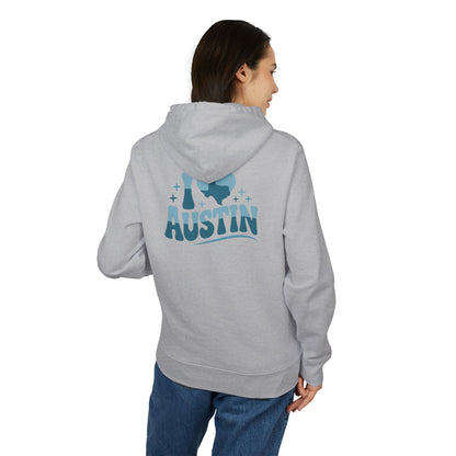 I Heart Austin Hoodie — Retro City Pride Pullover