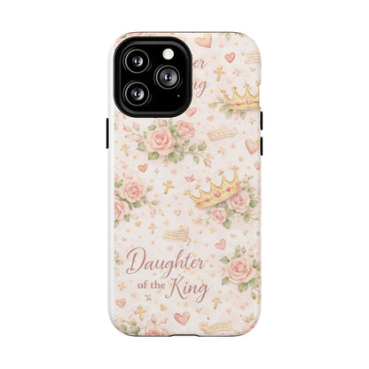 Daughter of the King Floral Phone Case — Tough Magnetic Protective Cover