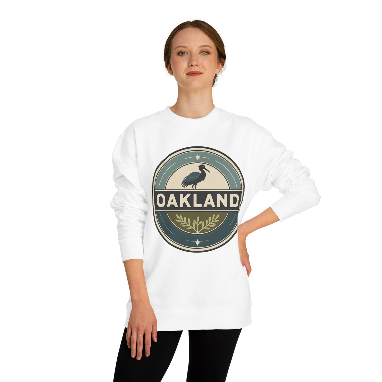 Oakland Retro Heron Crewneck Sweatshirt