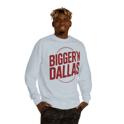Bigger'n Dallas Crewneck Sweatshirt — Retro City Pride Pullover