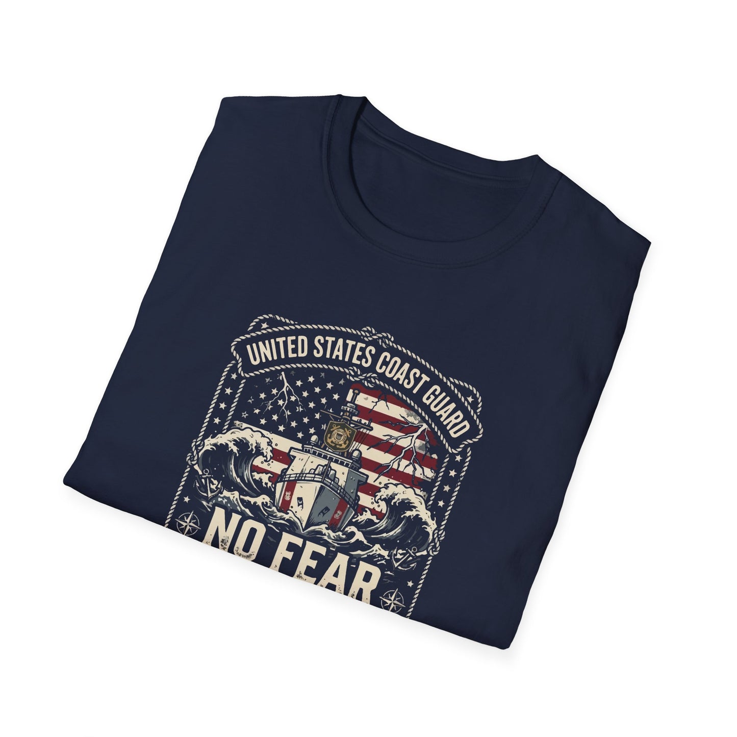 United States Coast Guard No Fear in the Storm T-Shirt
