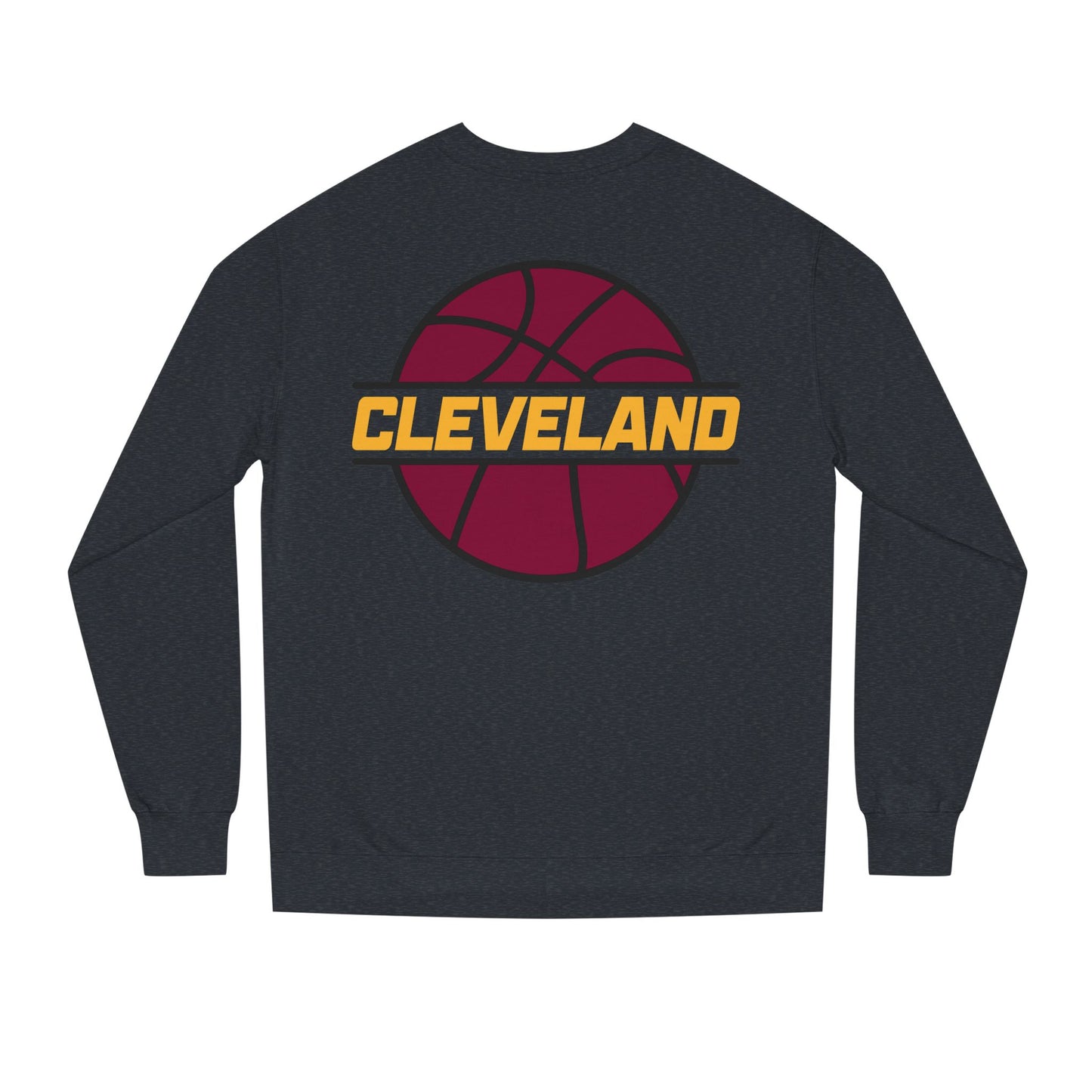 Cleveland Basketball Crewneck Sweatshirt — Retro Hoop Logo