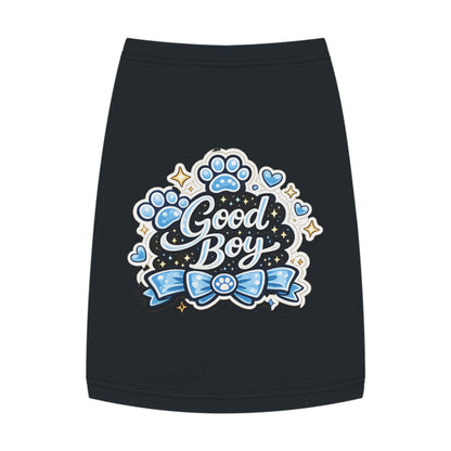 Good Boy Dog Tank Top — Cute Paw Print Pet Shirt