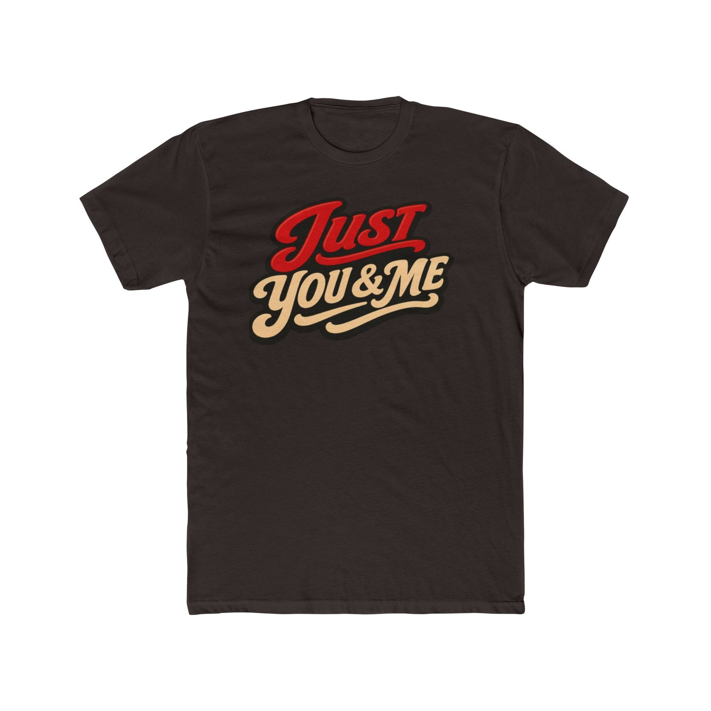 Just You & Me Graphic Tee — Retro Couples Love Shirt