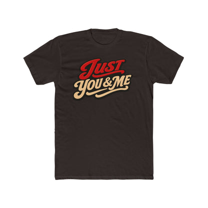 Just You & Me Graphic Tee — Retro Couples Love Shirt
