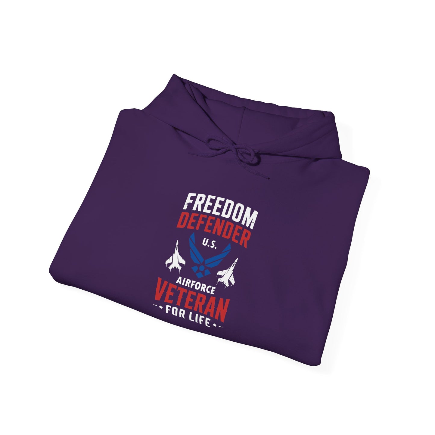 Freedom Defender U.S. Airforce Life Veteran Hoodie