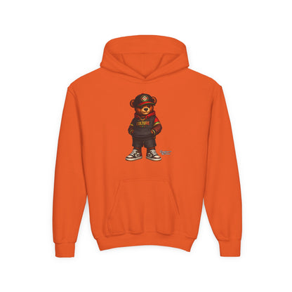 Kids Bear Hoodie — Streetwear Teddy Graphic Sweatshirt