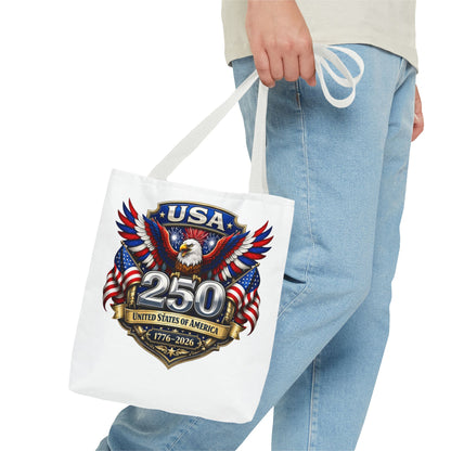 USA 250th Anniversary Eagle Tote Bag — Patriotic 1776–2026 Celebration Tote