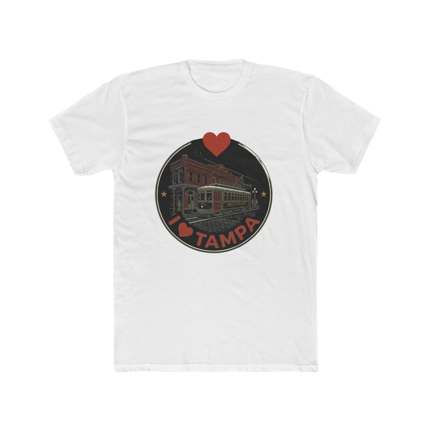 I Heart Tampa Streetcar T-Shirt — Retro Tampa Vintage City Tee