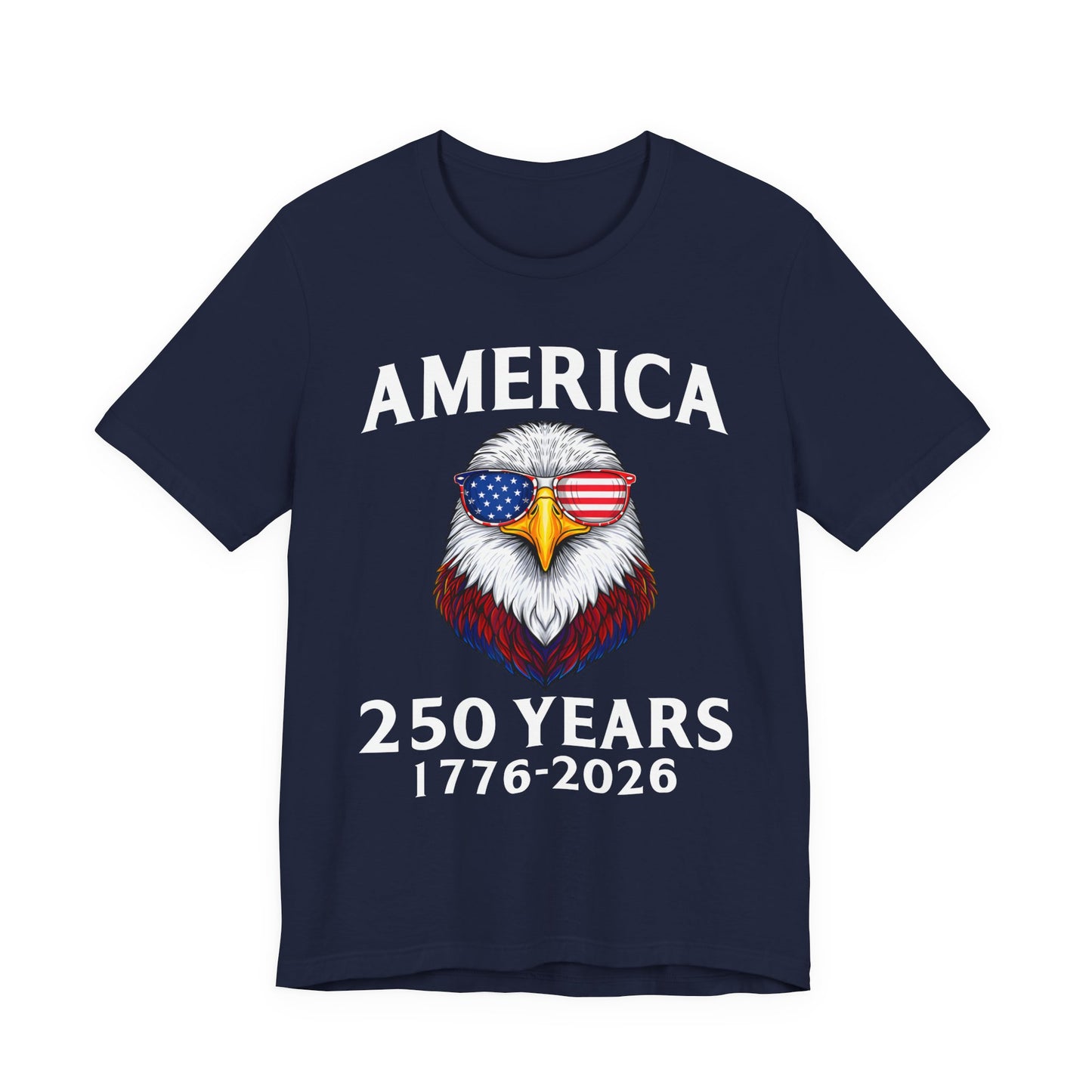 America 250 Years Tee — Patriotic Bald Eagle 1776-2026 T-Shirt