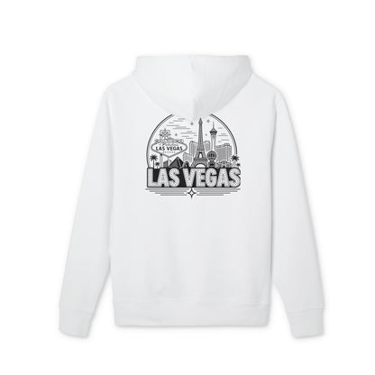 Las Vegas Skyline Hoodie — Retro Casino Cityscape Pullover