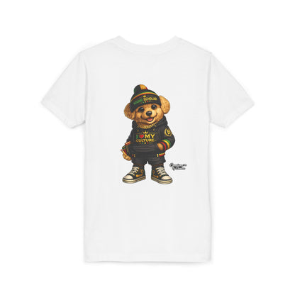 Youth Bear Graphic Tee – "I Love My Culture" Urban Streetwear