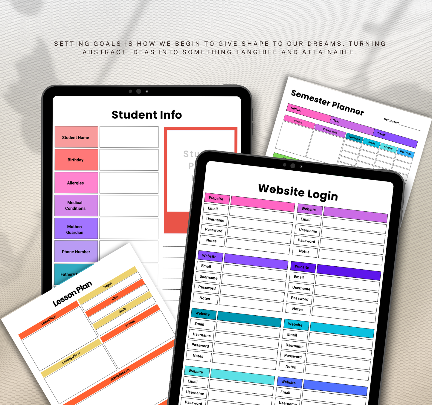 Teacher Planner | Lesson Planning & Classroom Organization PDF