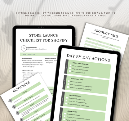 Shopify Business Planner | Editable Canva eCommerce Strategy & Store Growth Digital Planner